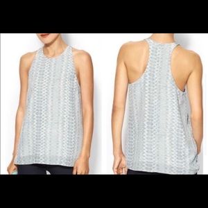 Joie 100% silk Brighton Racerback Tank Ikat S